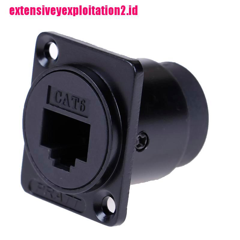 &lt; E2id &amp; &gt; Modul socket Konektor Sinyal RJ45 Tipe D female