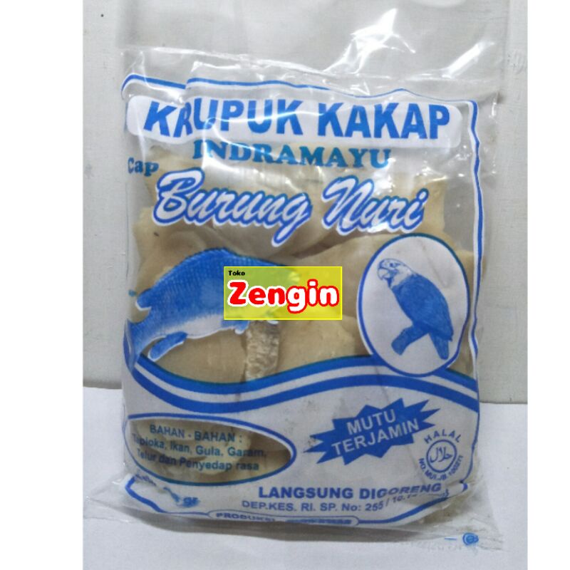 

Krupuk Kakap Indramayu cap Burung Nuri 150gr