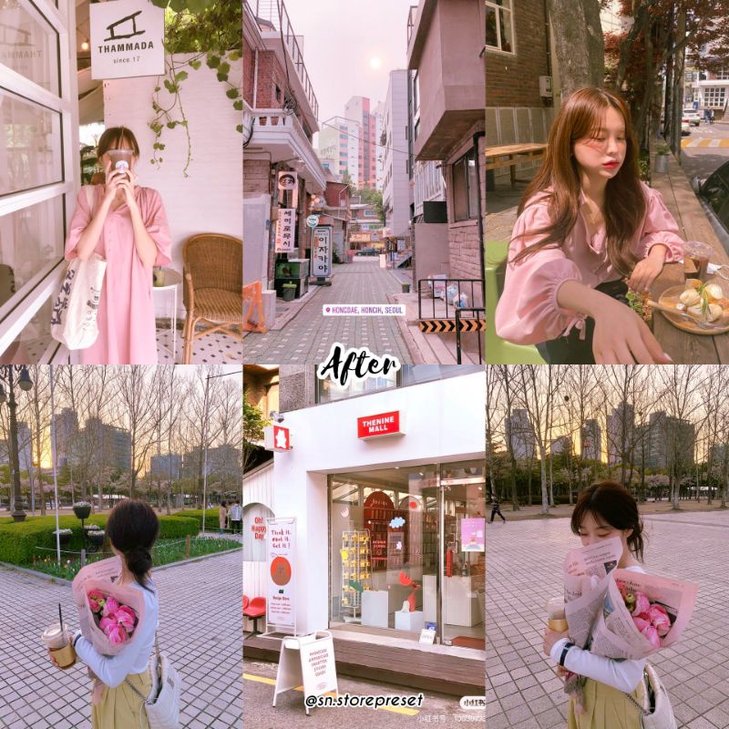 PRESET LIGHTROOM PREMIUM KOREAN PINKISH 3 (IOS dan Android)