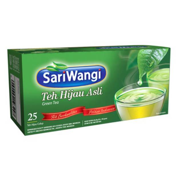 

Teh Celup Sari Wangi "Teh Hijau Asli" 25 Tea Bag