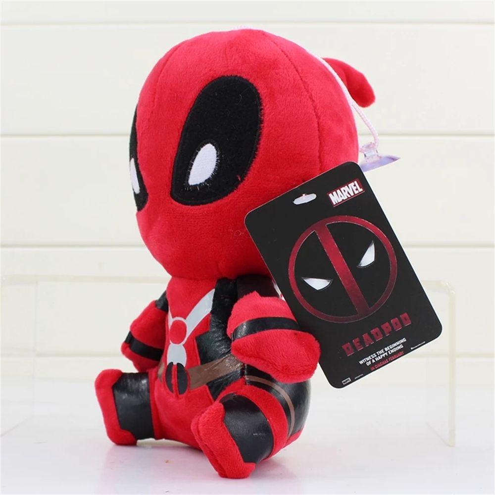 Lanfy Marvel Superhero Q Versi Xmas Hadiah Boneka Boneka Plush Hadiah Ulang Tahun Figure Mainan Boneka Mewah X-men Mainan Boneka