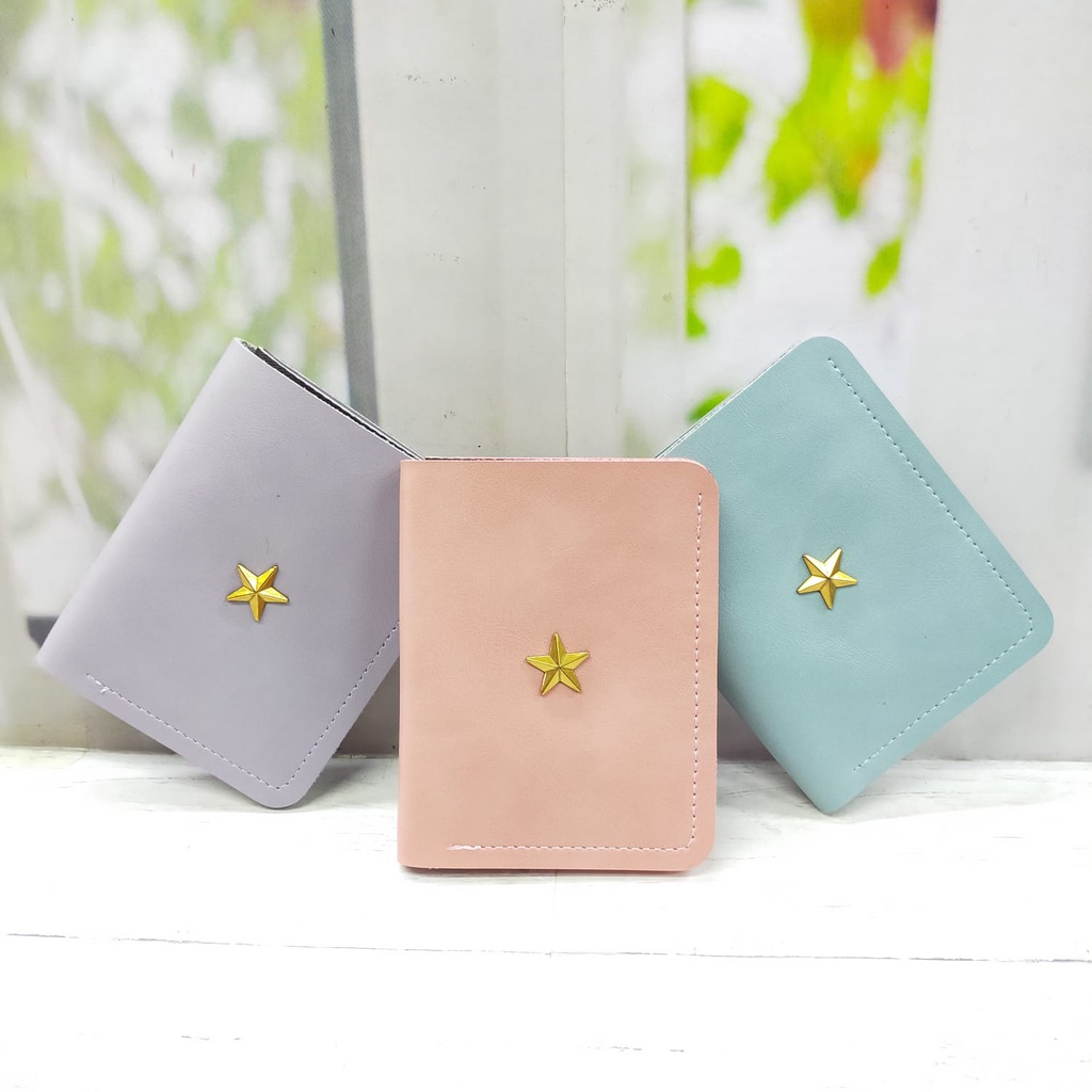 CARD HOLDER Dompet lipat wanita mini dompet tipis mini wanita import
