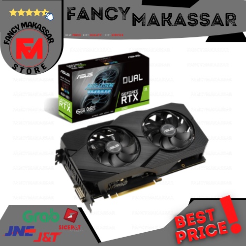 VGA ASUS RTX 2060 DUAL EVO 6GB GDDR6 RTX2060 Fancy_makassar