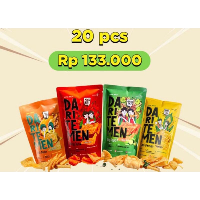 

paket 20 pcs cravedeli 50gr