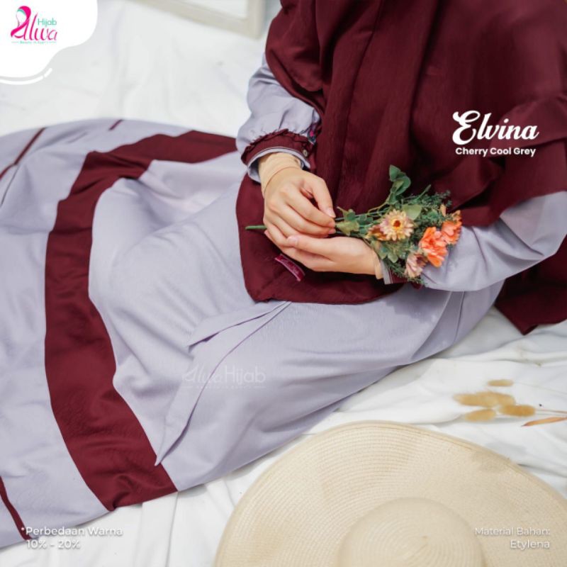 ALWA HIJAB Elvina Gamis set