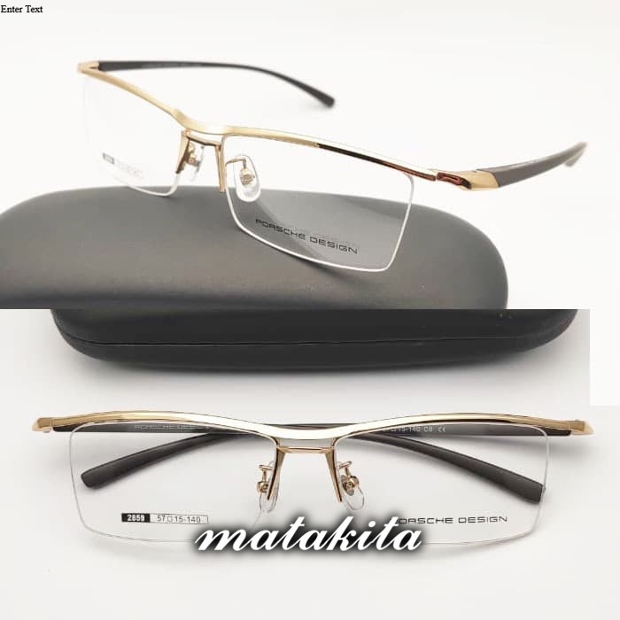 DENIMBLUY - FRAME KACAMATA PRIA SPORTY MINUS BACA GANTUNG SENUR PORSCHE DESIGN