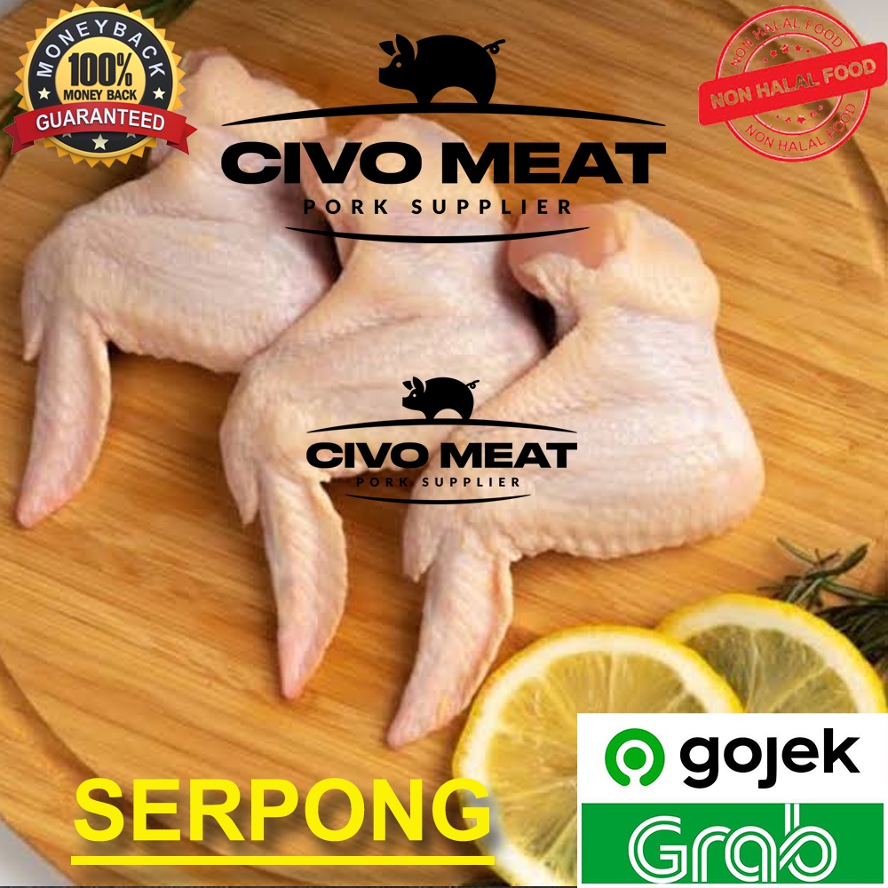 Chicken Wings / Sayap Ayam mentah (Frozen) - 1kg