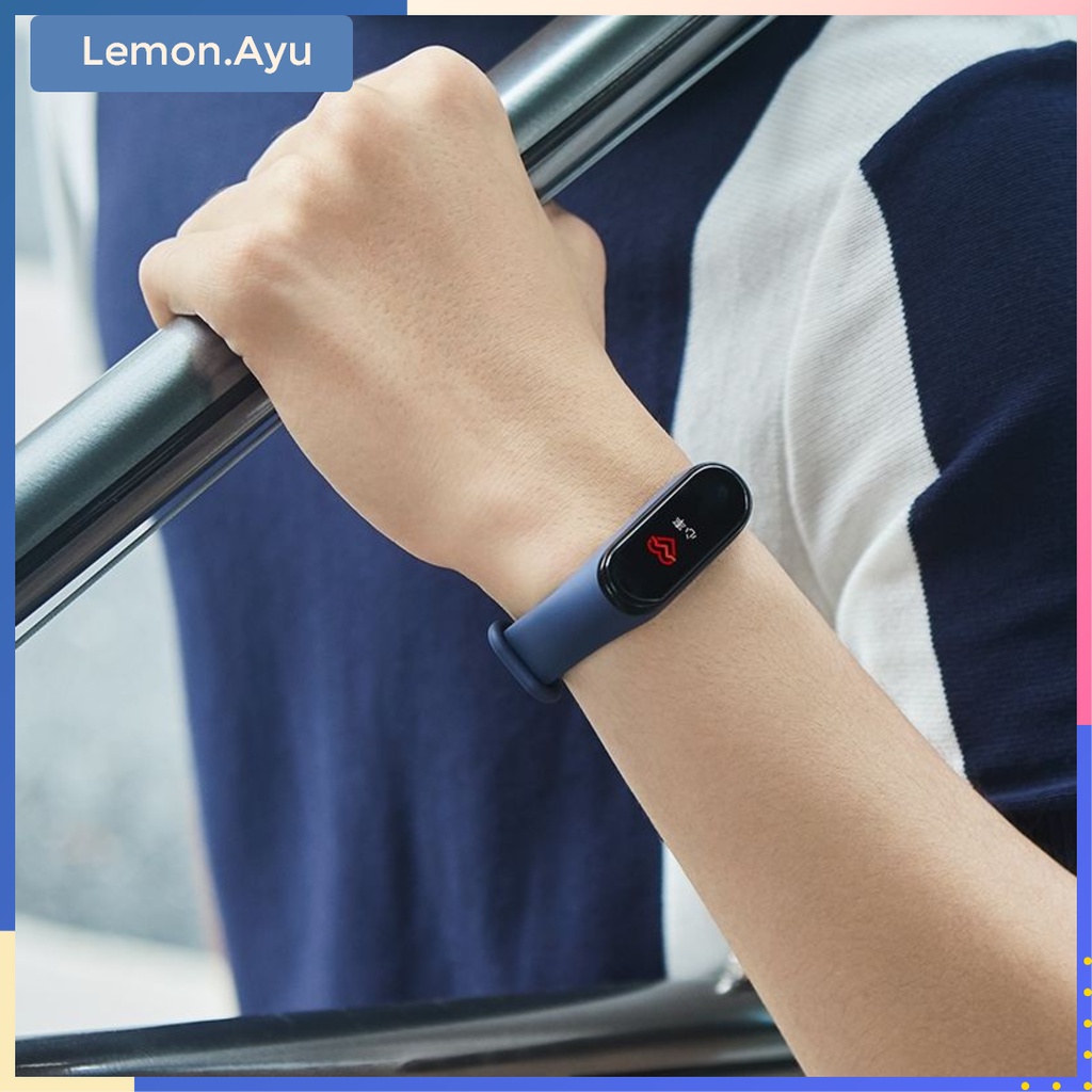 Tali Strap Polos Colorful Silicone Xiaomi Mi Band 3 4