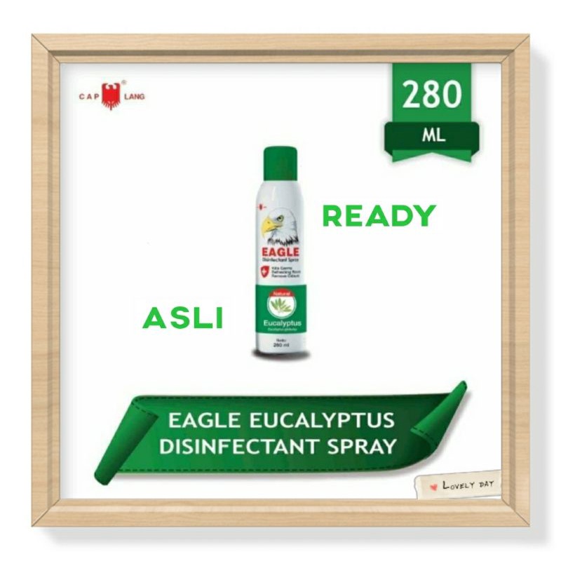 DESINFECTAN EAGLE EUCALYPTUS SPRAY 280ML / DESINFECTAN