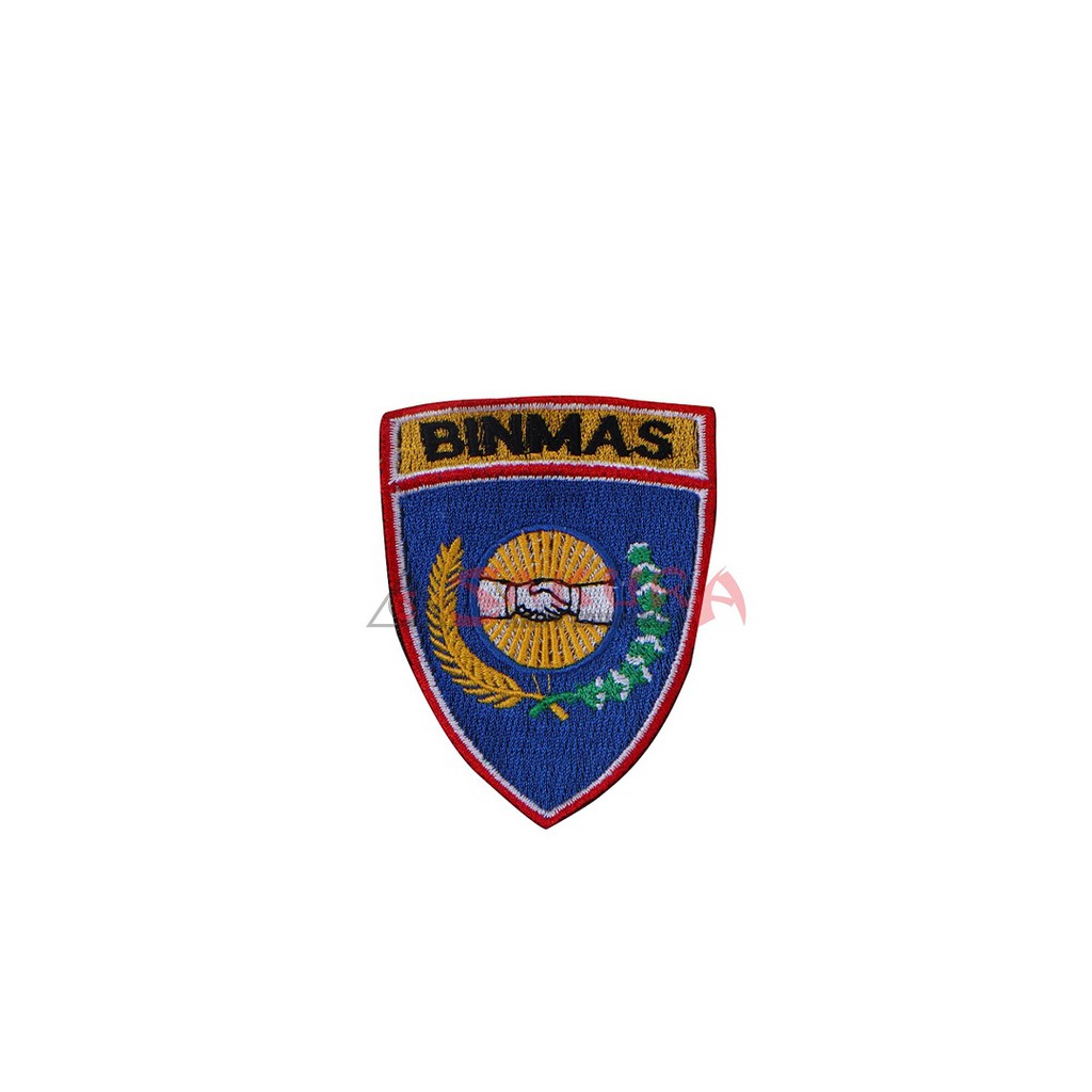 Badge Logo BINMAS Artribut polri