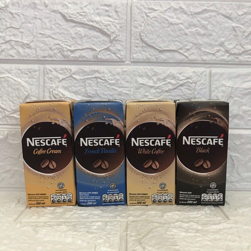 

NESCAFE UHT 200 ML FRENCH VANILLA COFFEE CREAM BLACK WHITE COFFE