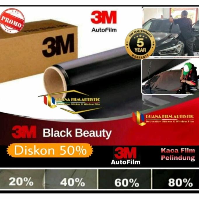 Kaca Film 3M/Kaca Film Mobil 3M/Kaca Film Gedung 3M/Kaca Film Black