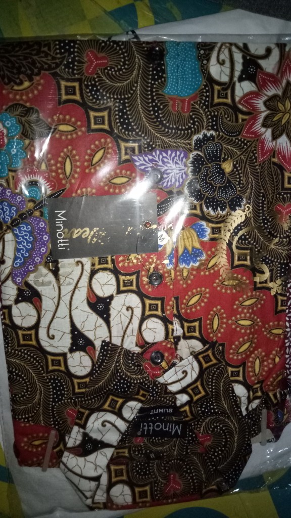 Odza Kemeja Batik Fashion Modern Pria Gaya Slim Fit Men Batik Solo Daumatlo