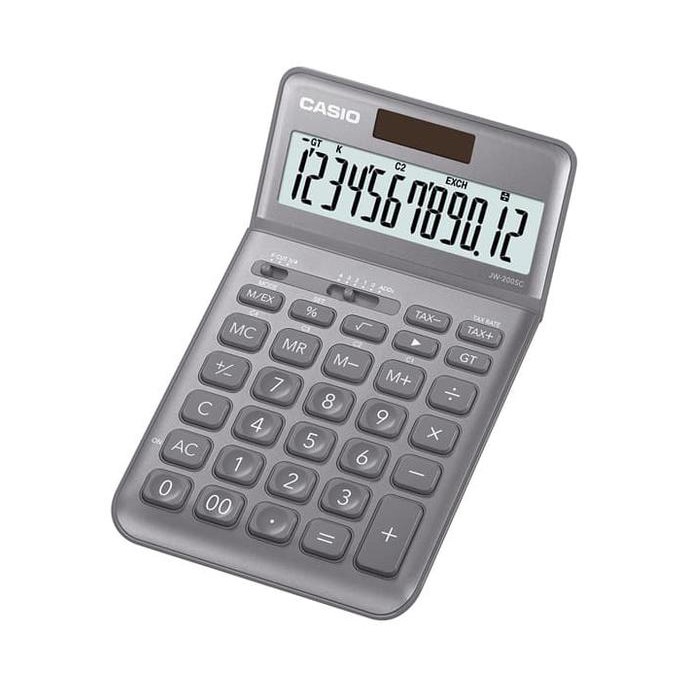 

Promo CASIO Colorful Calculator JW-200SC- Grey Terlaris