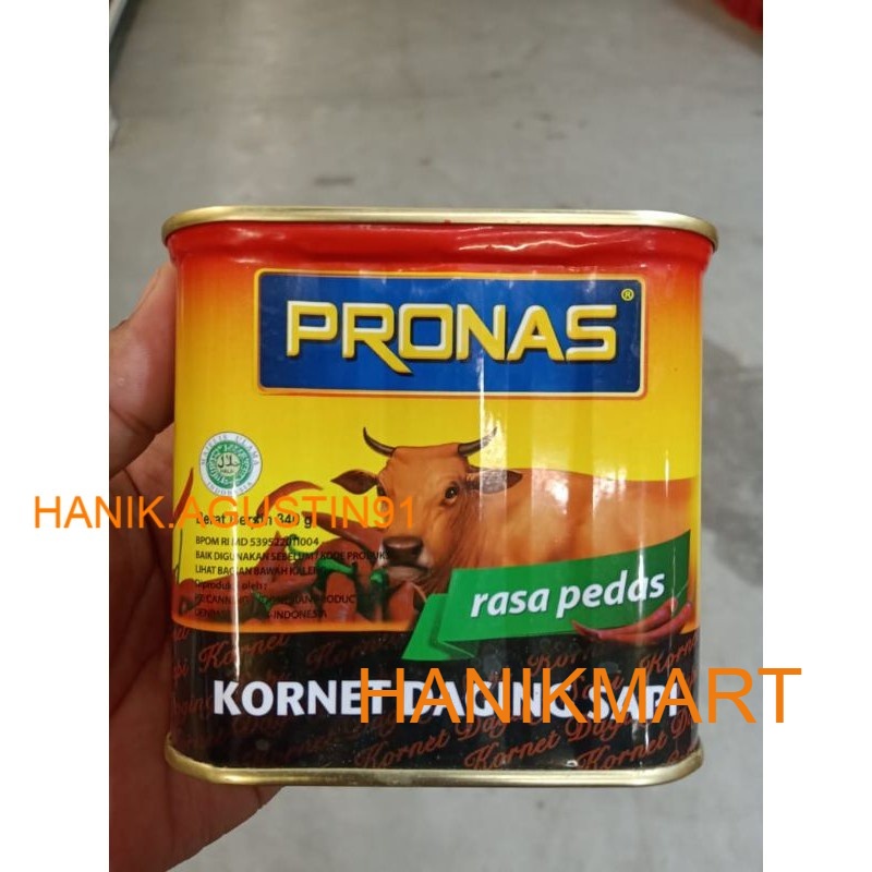 

KORNET DAGING SAPI RASA PEDAS PRONAS 340GR HM91