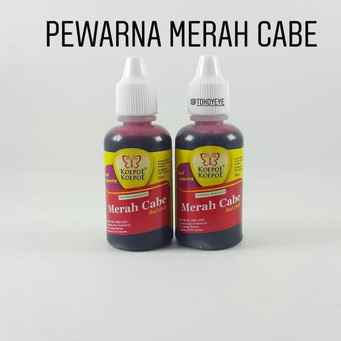 

31.87-Kue- Pewarna Koepoe Koepoe Merah Cabe -Terlengkap-Termurah-Dijamin.