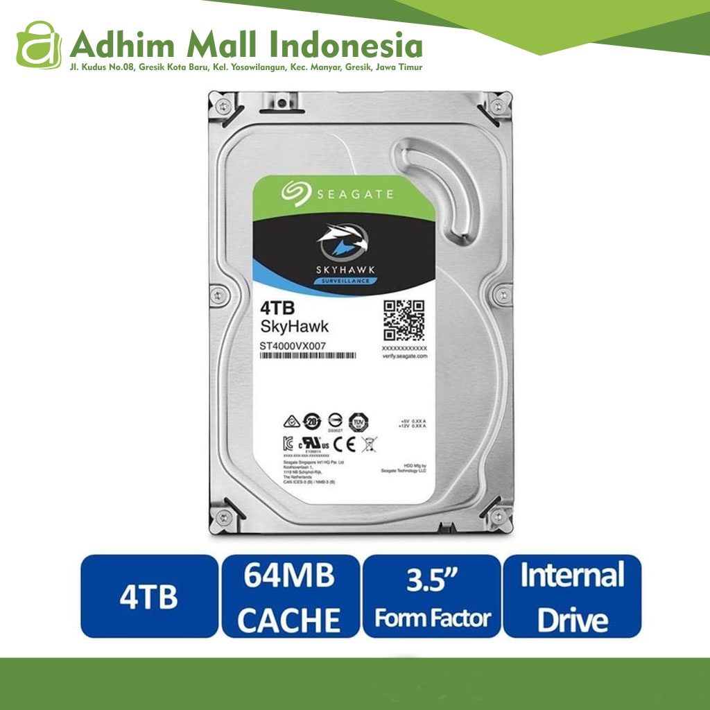 SEAGATE SKYHAWK CCTV 4TB