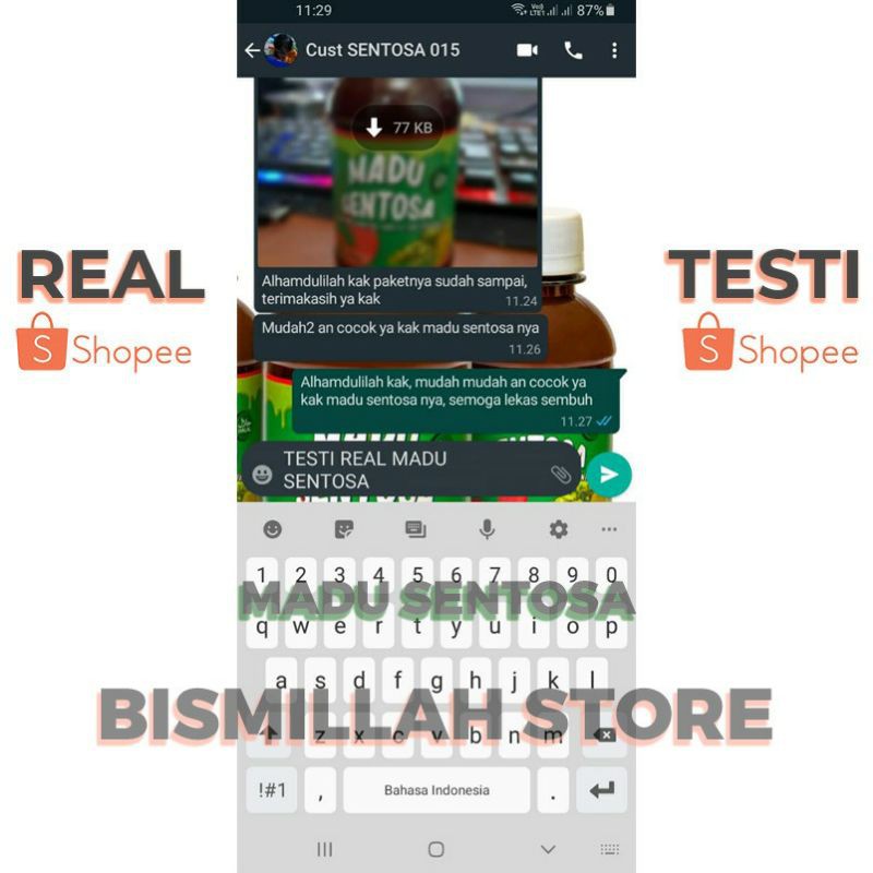 obat asam lambung kronis herbal ampuh atasi maag / magh sesak nafas napas gerd kronis akut sudah terbukti aman dan halal - madu herbal sentosa original 100%-2