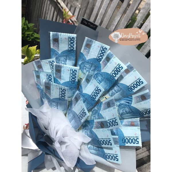 STANDING MONEY BOUQUET Cellophane peper | 5k 10k 20k