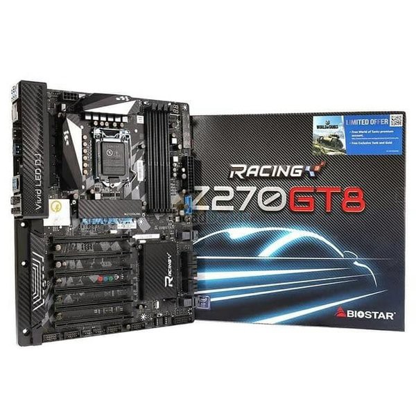 MOTHERBOARD BIOSTAR Z270GT8 LGA 1151 MAINBOARD MOBO