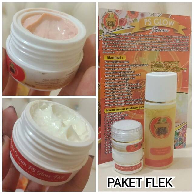 Ps glow skincare paket flek bpom