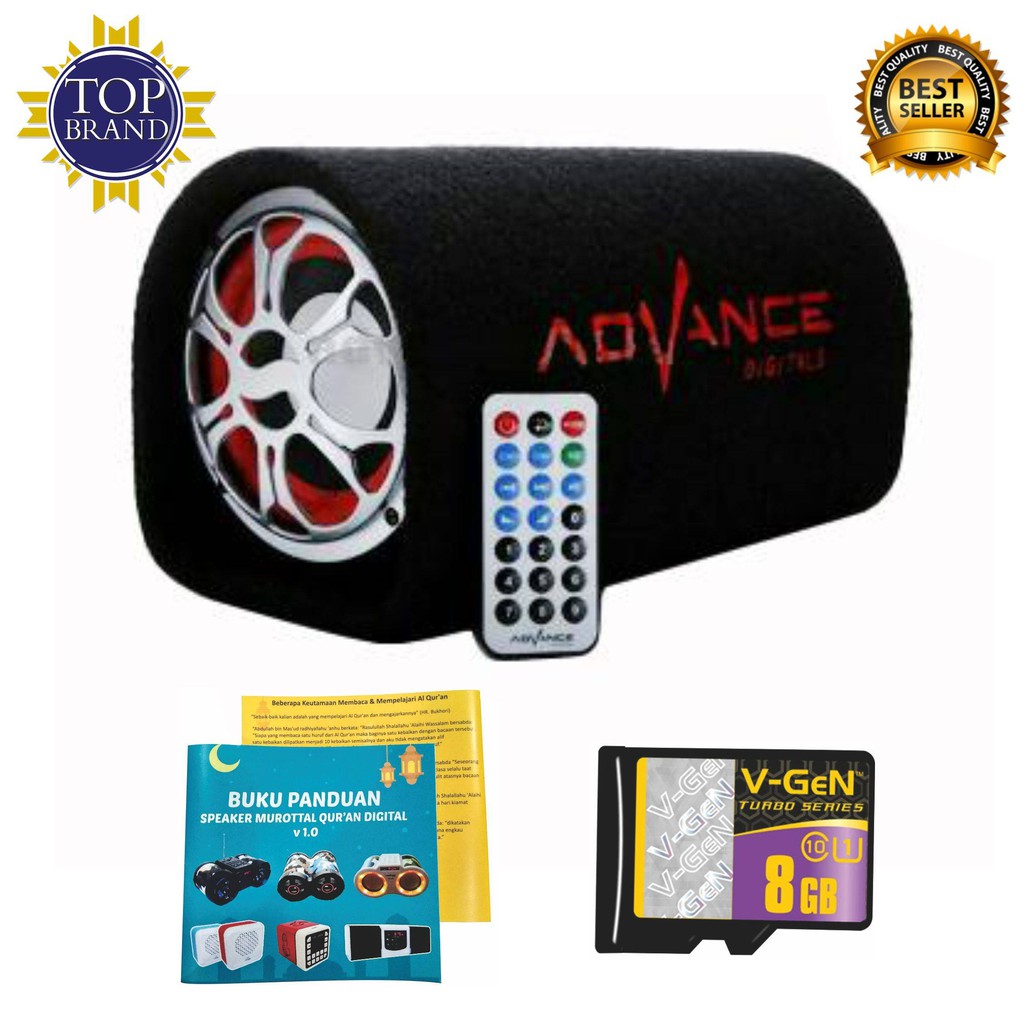 Speaker Murottal Al Quran Advance T101BT Memory 8gb Bluetooth