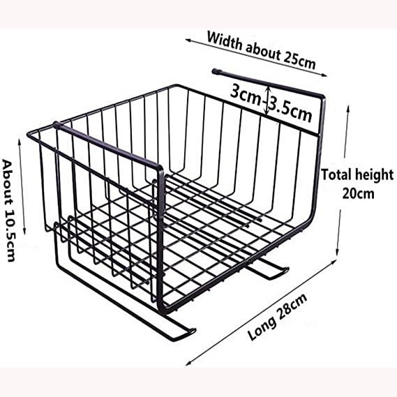 nonie kitchen holder rack Basket Under Cabinet Stainless