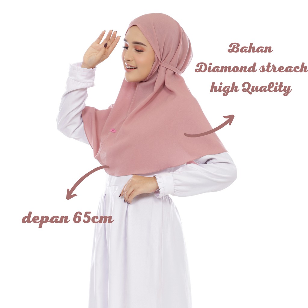 JILBAB BERGO MARYAM TALI 75X95 DIAMOND PREMIUM KERUDUNG HIJAB BERGO INSTANT MURAH COD PART 1-4