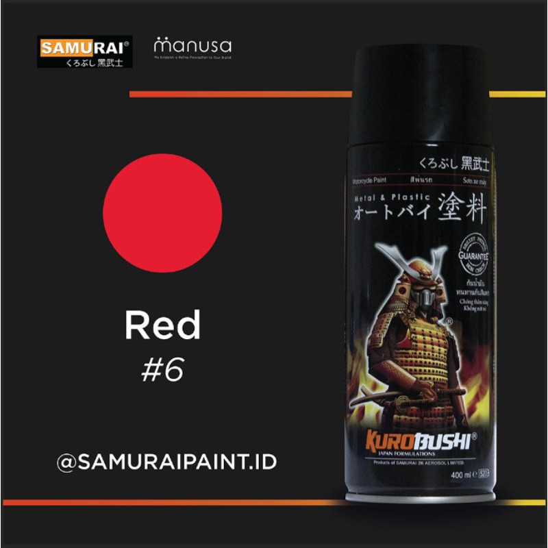 Samurai paint cat samurai warna standart