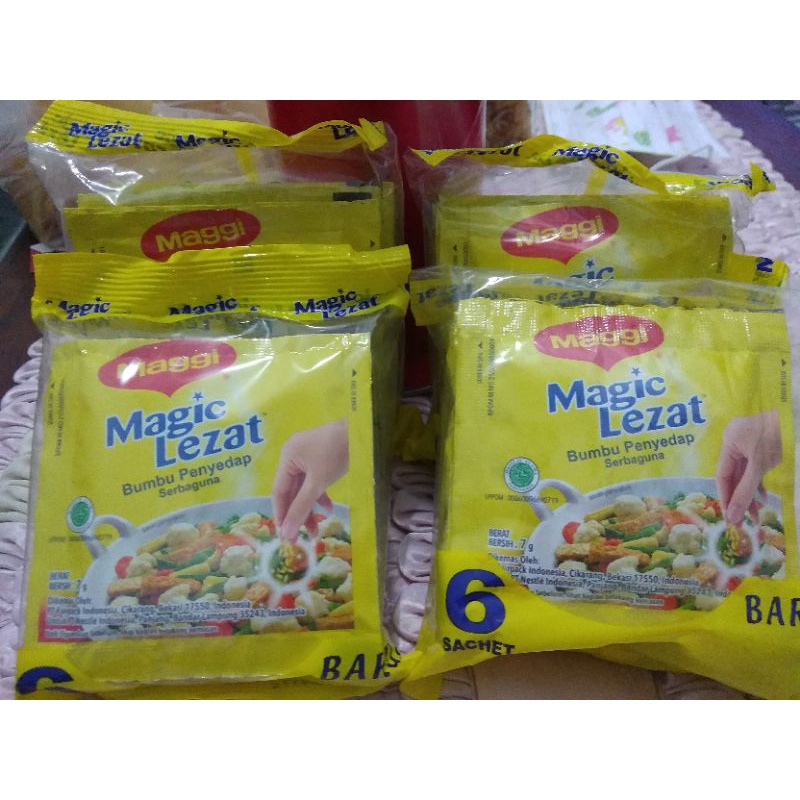

Maggi Magic lezat serbaguna 6 x 7gr