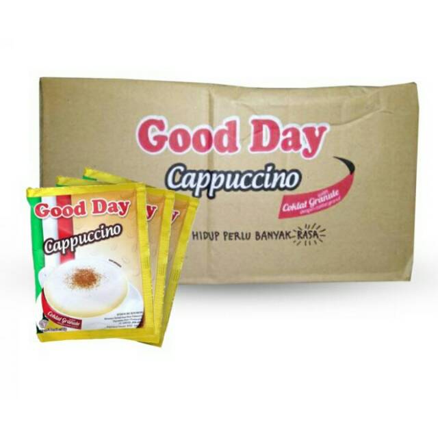 

Good Day Cappucino Cokelat Granule isi 12 renceng 25 gram