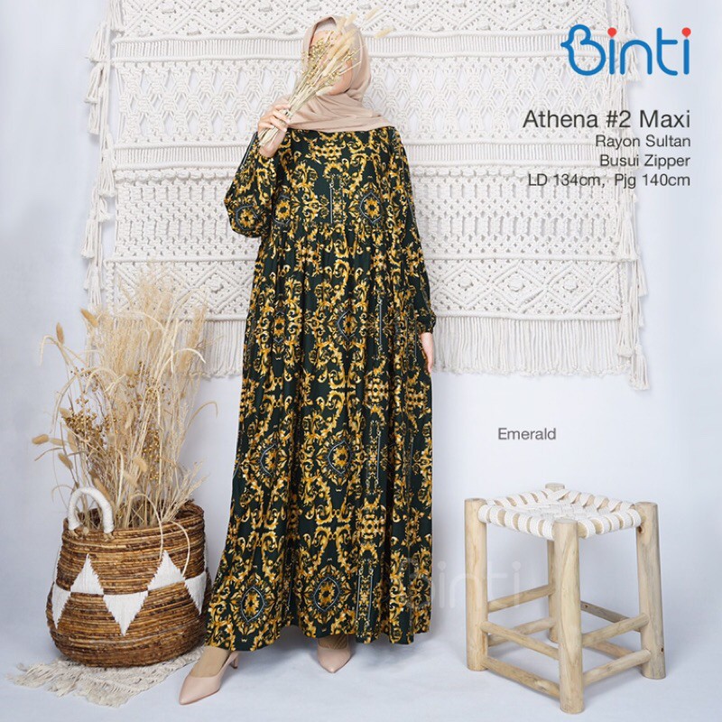 [COD] ATHENA#2 GAMIS SUPERJUMBO Ld 134 XXXL RAYON SULTAN MOTIF ETNIC ORI BINTI