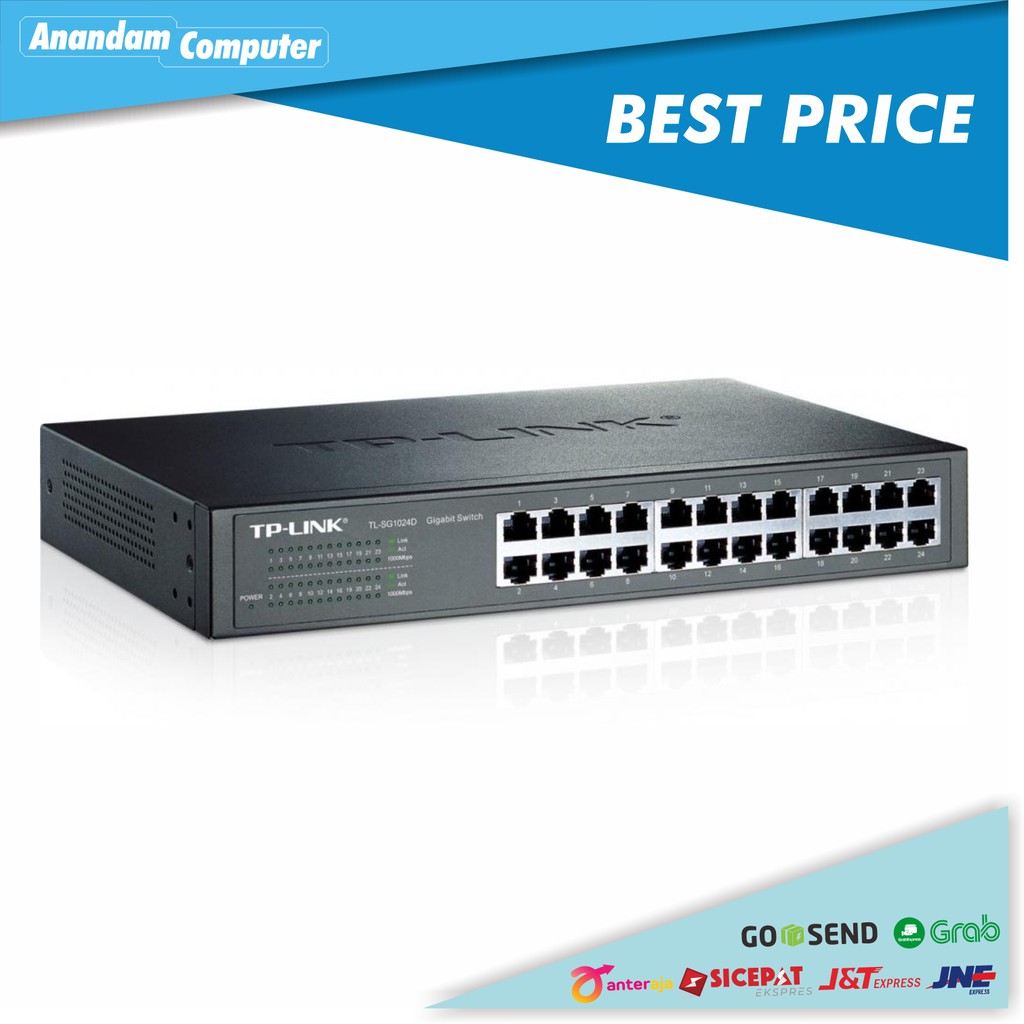 TP-Link TL-SG1024D - 24-Port Gigabit Desktop/Rackmount Switch