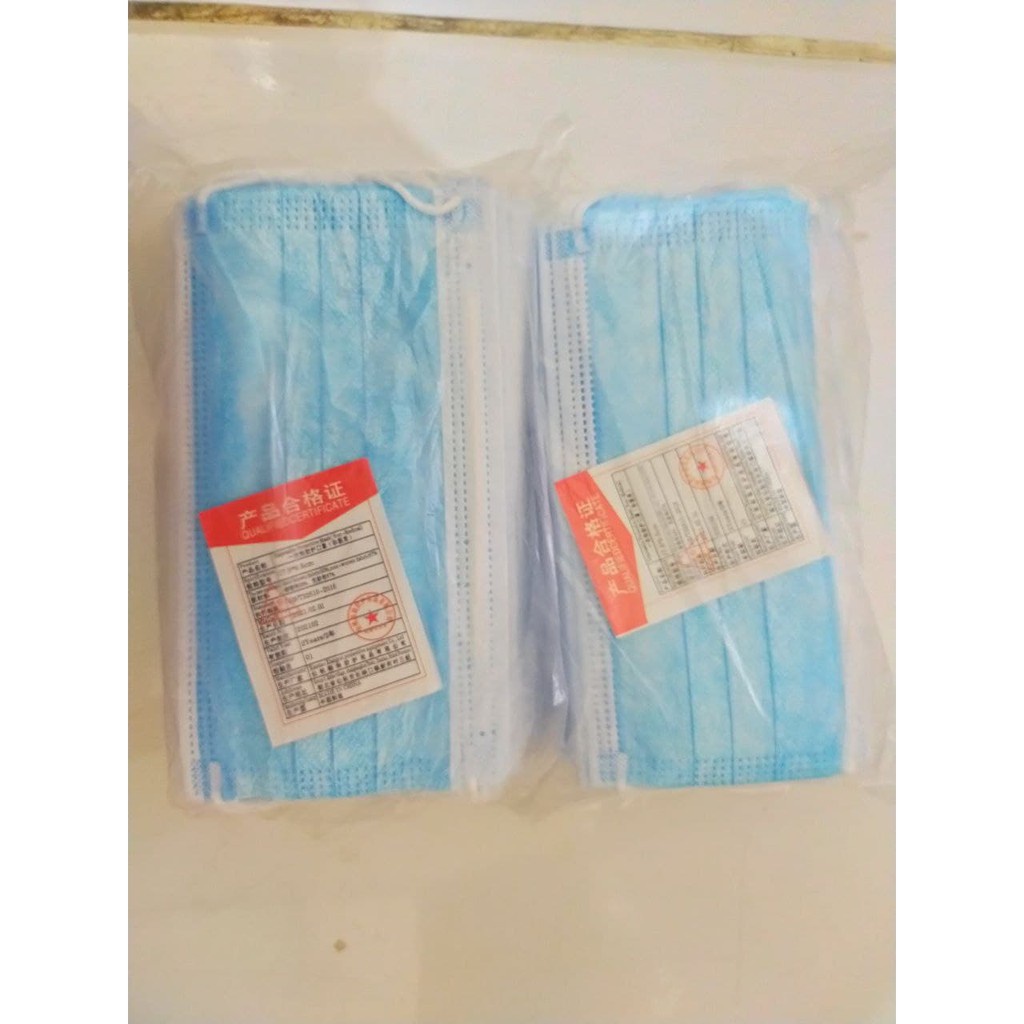 MASKER 3PLY SURGICAL MASK 3 PLY 1 BOX ISI 50 PCS - BIASA