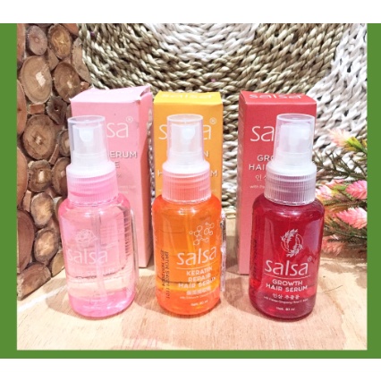 ❤️CANTIK JEMBER❤️ SALSA Hair Serum 80ml - Perawatan Rambut Keratin Repair & Growth Treatment