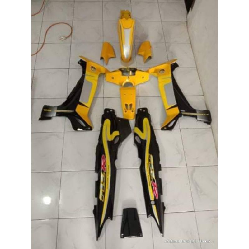 COVER BODY SET YAMAHA FIZ R FIZR F1ZR F1Z R CALTEX KUNING HITAM