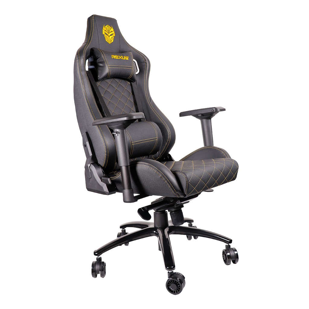  Kursi  Gaming  Rexus DarkThrones Gold Chair Seat Komputer 