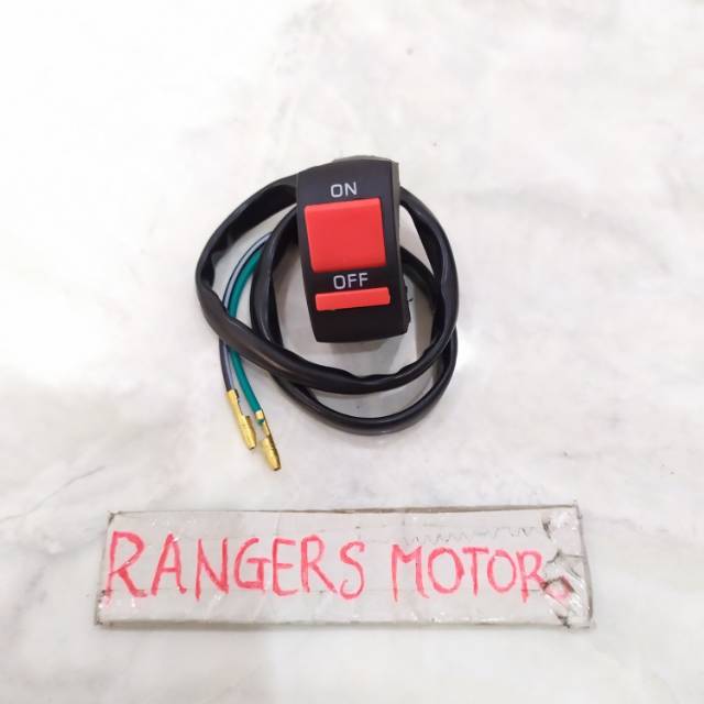 SAKLAR ON OFF SAKLAR ON OFF LAMPU ON OFF BREKET STANG SAKLAR ON OFF MOTOR UNIVERSAL