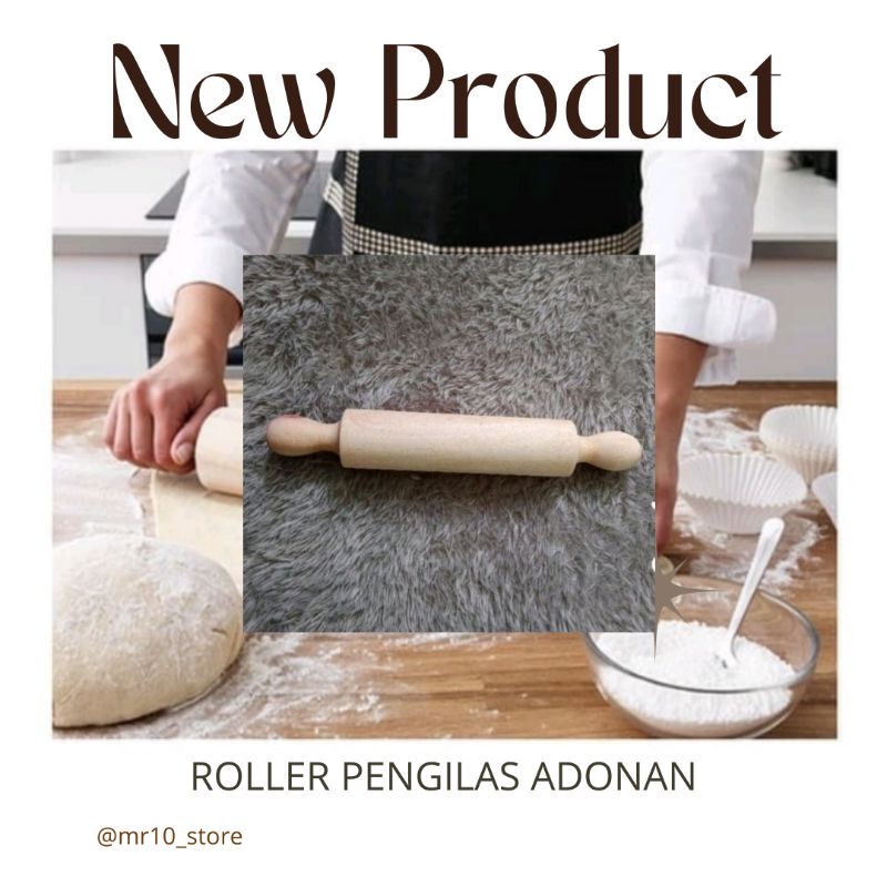 rolling pin/roller pin penggilas perata adonan kue