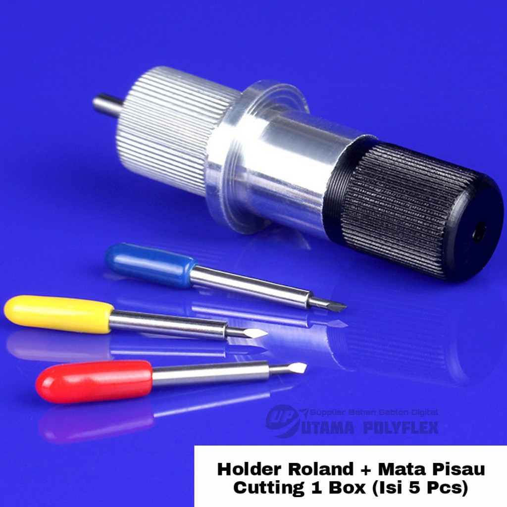 

Blade Holder Roland + Bonus Mata Pisau Cutting 1 Box Isi 5 Pcs