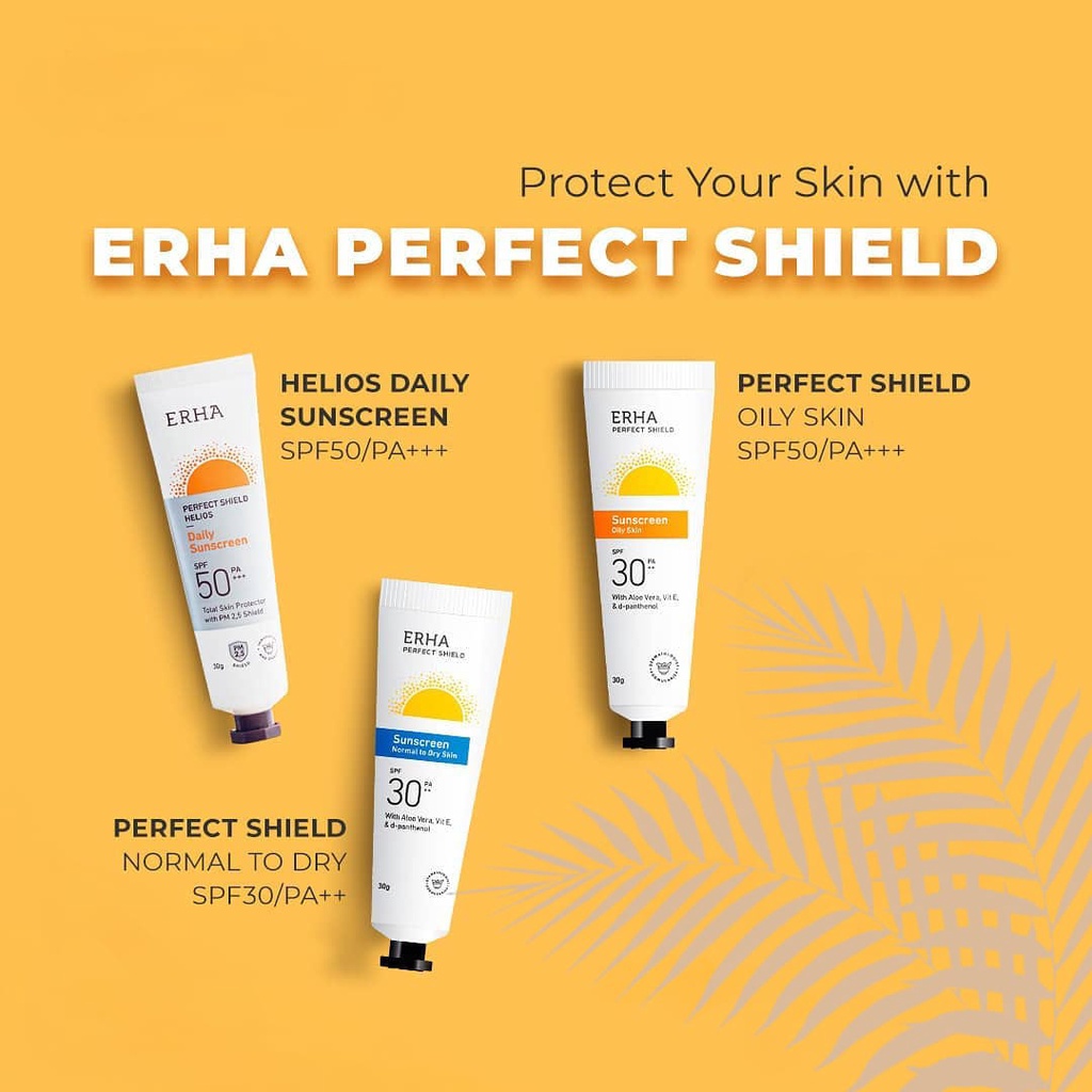 ✦SINAR✦ Erha Perfect Shield Sunscreen SPF 30 | Perfect Shield Helios Daily Sunscreen SPF 50