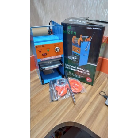 Mesin Penutup Gelas Plastik  / Cup Sealer Manual Nizen NZ-D8 22oz