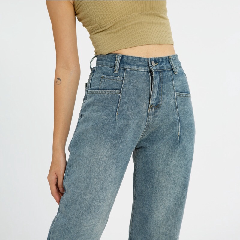 VIERLIN - Jeans 957 - CELANA JEANS BAGGY HIGHWAIST