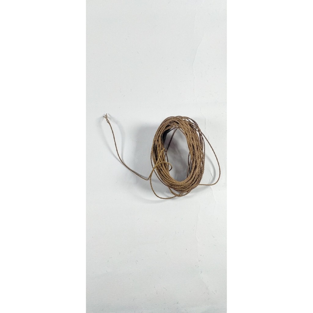 Tali gelang Taiwan tali kalung coklat 3 meter