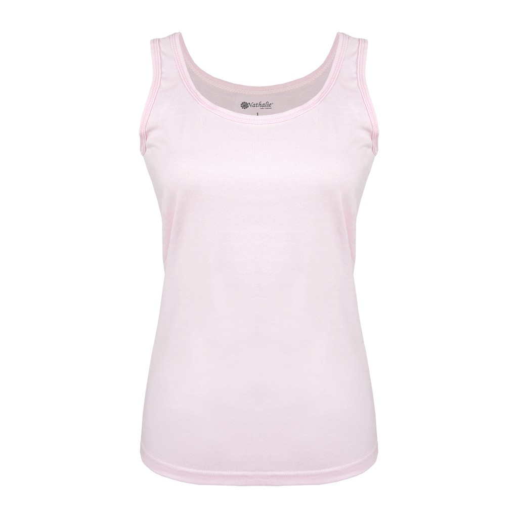 Nathalie Kaos Tanktop Wanita Basic 1Pcs Pakaian Dalam NTA 750-5