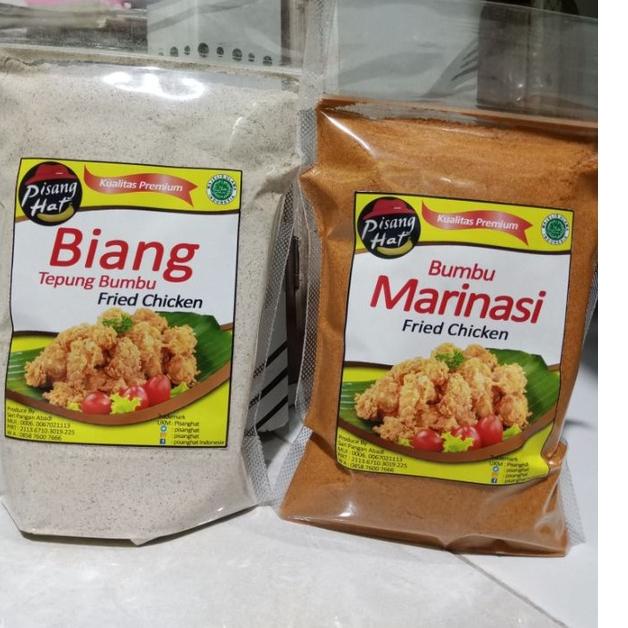 

Trend - paket biang tepung dan bumbu marinasi ayam goreng fried chicken 500g