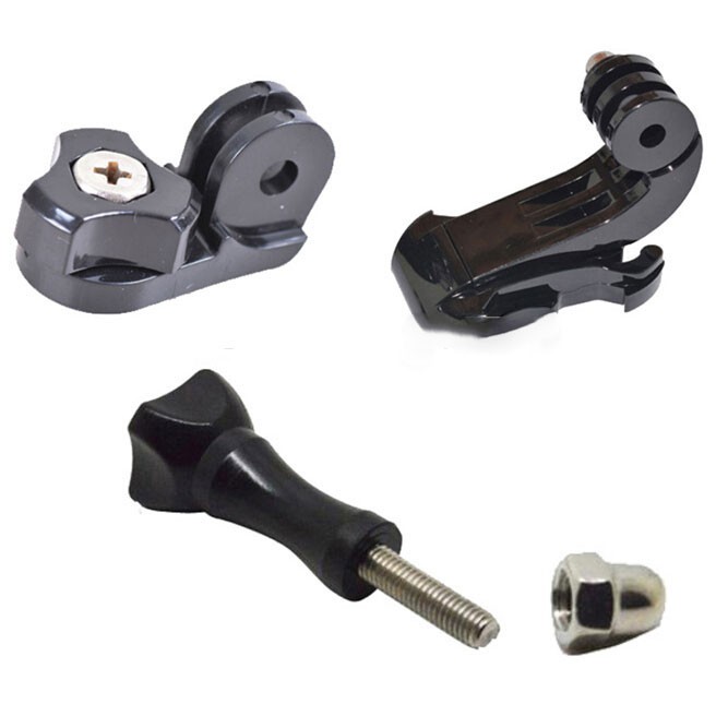 J-Hook Buckle Mount 1/4 Connector for GoPro Xiaomi Yi - OMCSCDBK Black