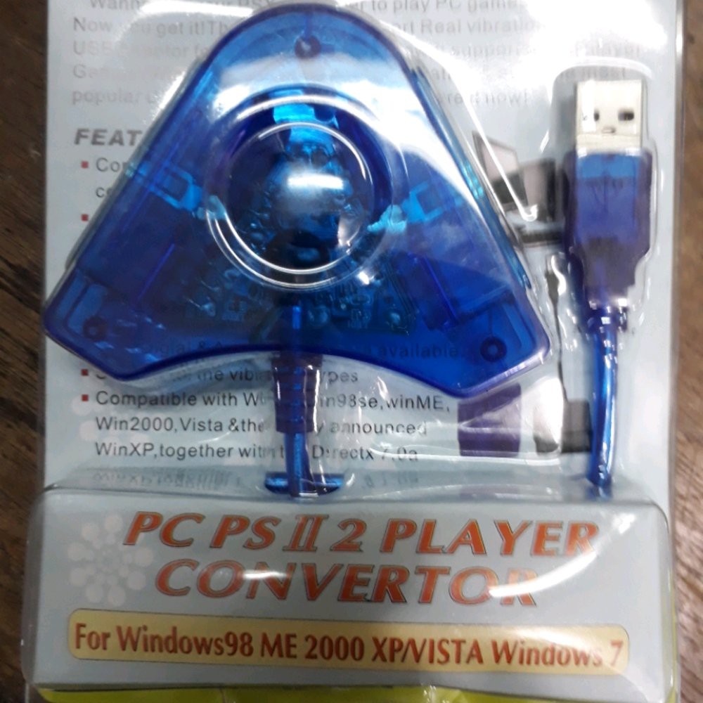Jual converter stik 2 cabang penyambung stik ps2 ke ps3 Murah