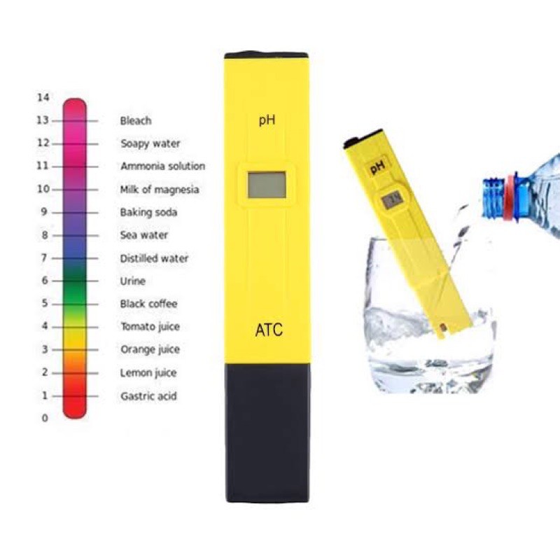 PH Meter Digital+BOX/Alat Ukur Keasaman Air -Hidroponik,Kolam,Minuman