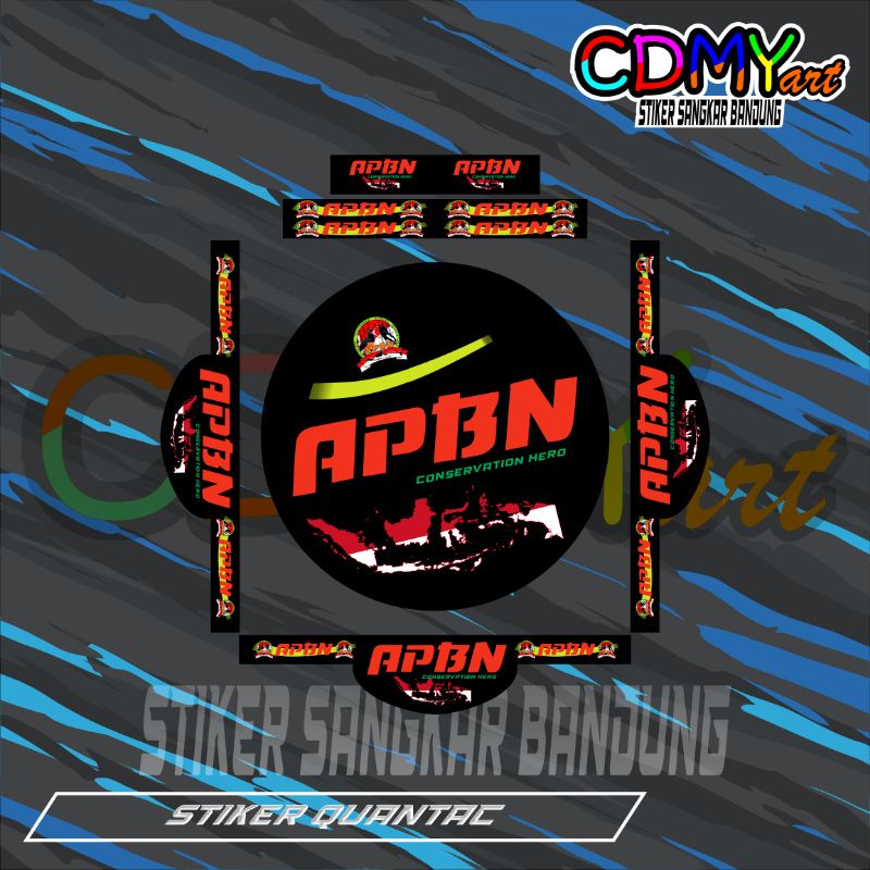 STIKER DECAL SANGKAR MURAI BATU EBOD JAYA " APBN"